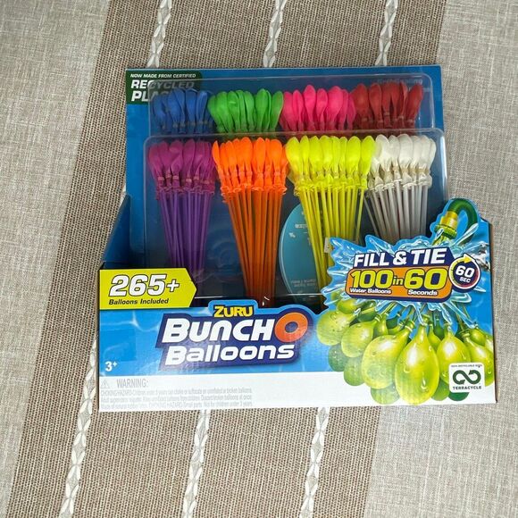 Bunch o Balloons rapid fill self sealing water balloon pack of over 265 balloons - Picture 1 of 4